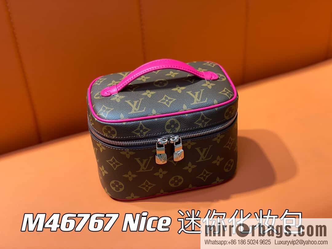 [Boutique‑grade] M46767 monogram plum red pouch series Nice mini pouch M46766