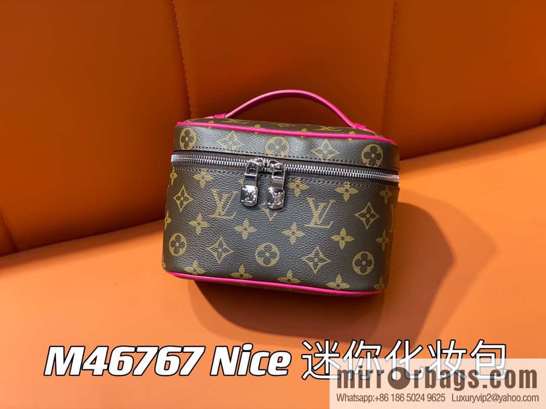 [Boutique‑grade] M46767 monogram plum red pouch series Nice mini pouch M46766