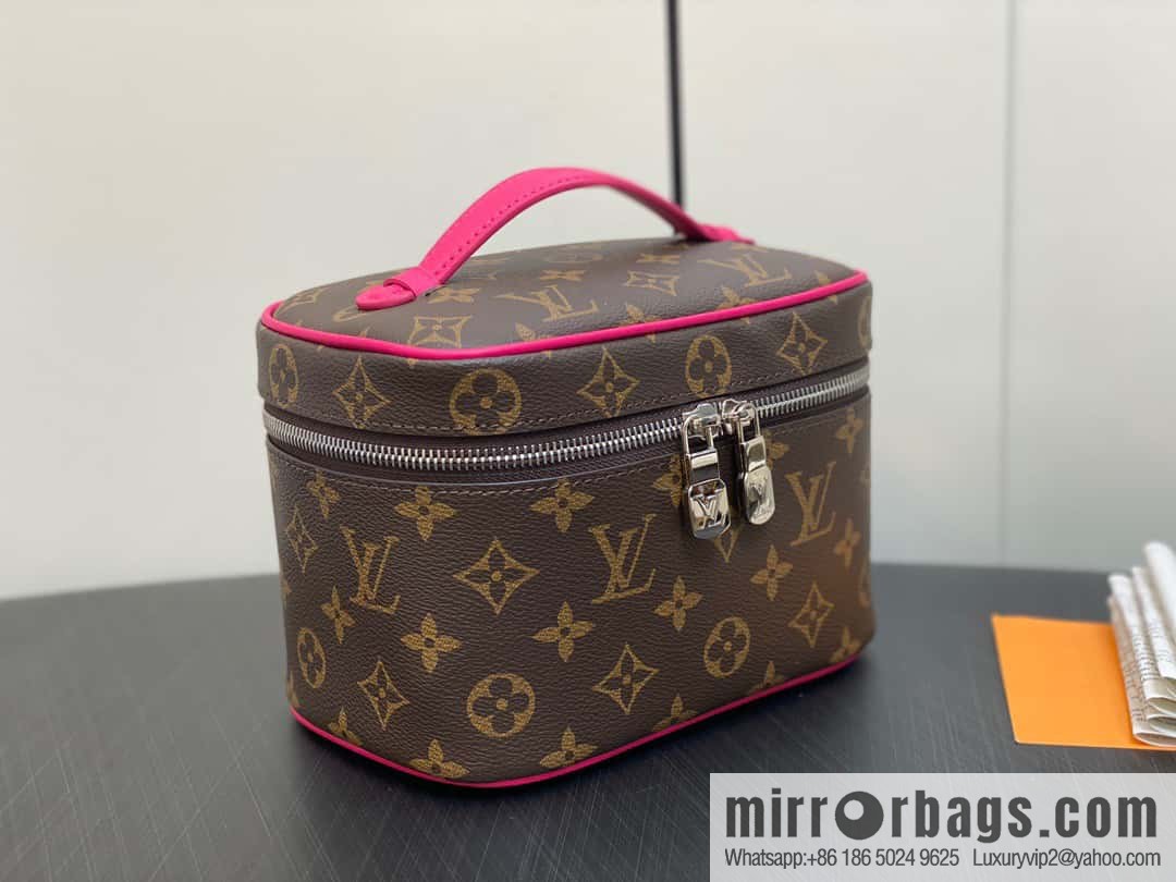 [Boutique‑grade] M46767 monogram plum red pouch series Nice mini pouch M46766