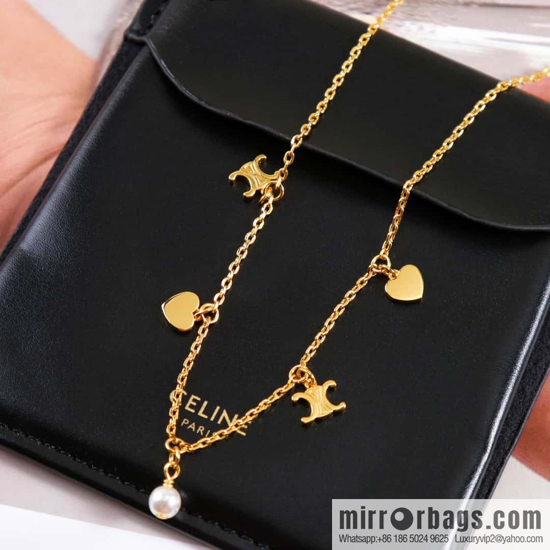❗️New ❗️ Qixi Festival limited edition ❤️ ☀️ new ☑️ Celine Arc de Triomphe fringed necklace, bracelet