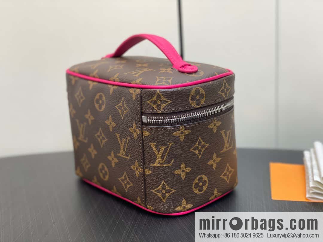 [Boutique‑grade] M46767 monogram plum red pouch series Nice mini pouch M46766