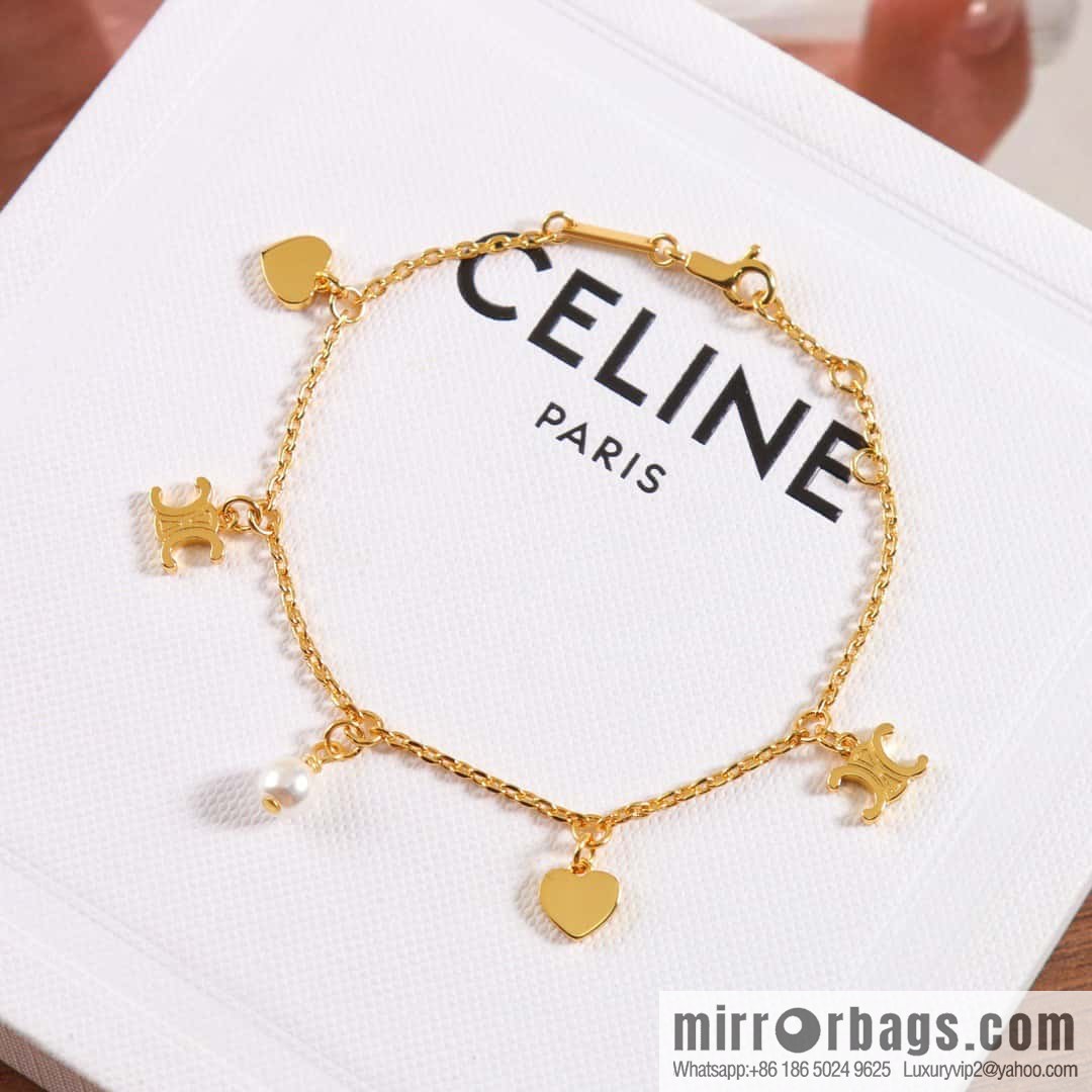 ❗️New ❗️ Qixi Festival limited edition ❤️ ☀️ new ☑️ Celine Arc de Triomphe fringed necklace, bracelet