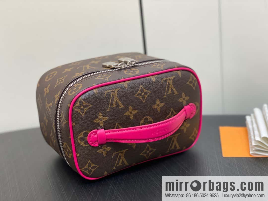 [Boutique‑grade] M46767 monogram plum red pouch series Nice mini pouch M46766