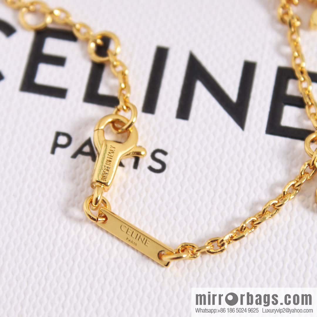❗️New ❗️ Qixi Festival limited edition ❤️ ☀️ new ☑️ Celine Arc de Triomphe fringed necklace, bracelet