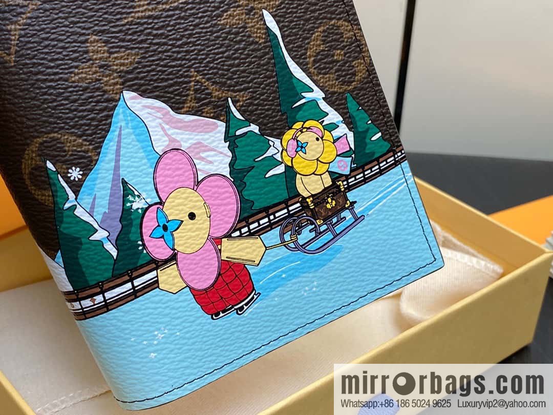 [Boutique‑grade] M82621 Christmas model, new autumn and winter model, passport cover