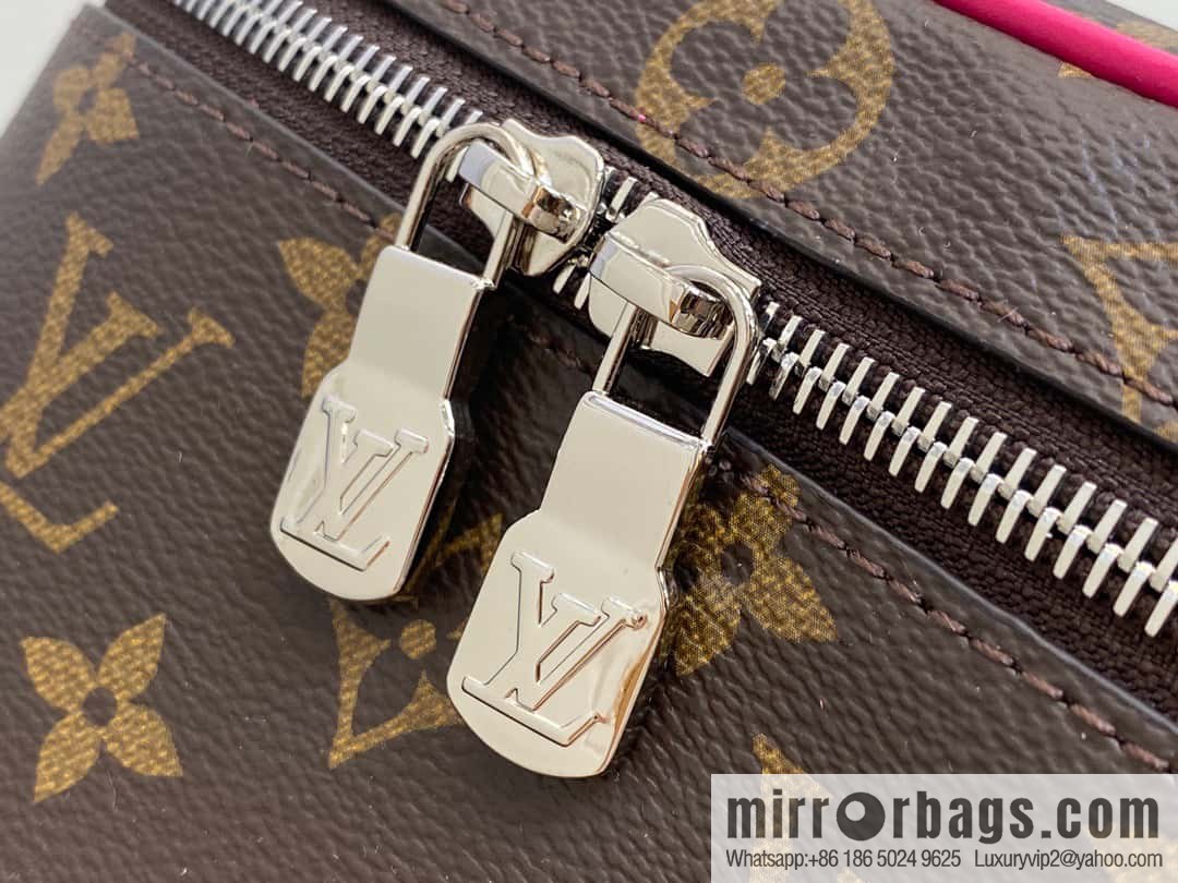 [Boutique‑grade] M46767 monogram plum red pouch series Nice mini pouch M46766