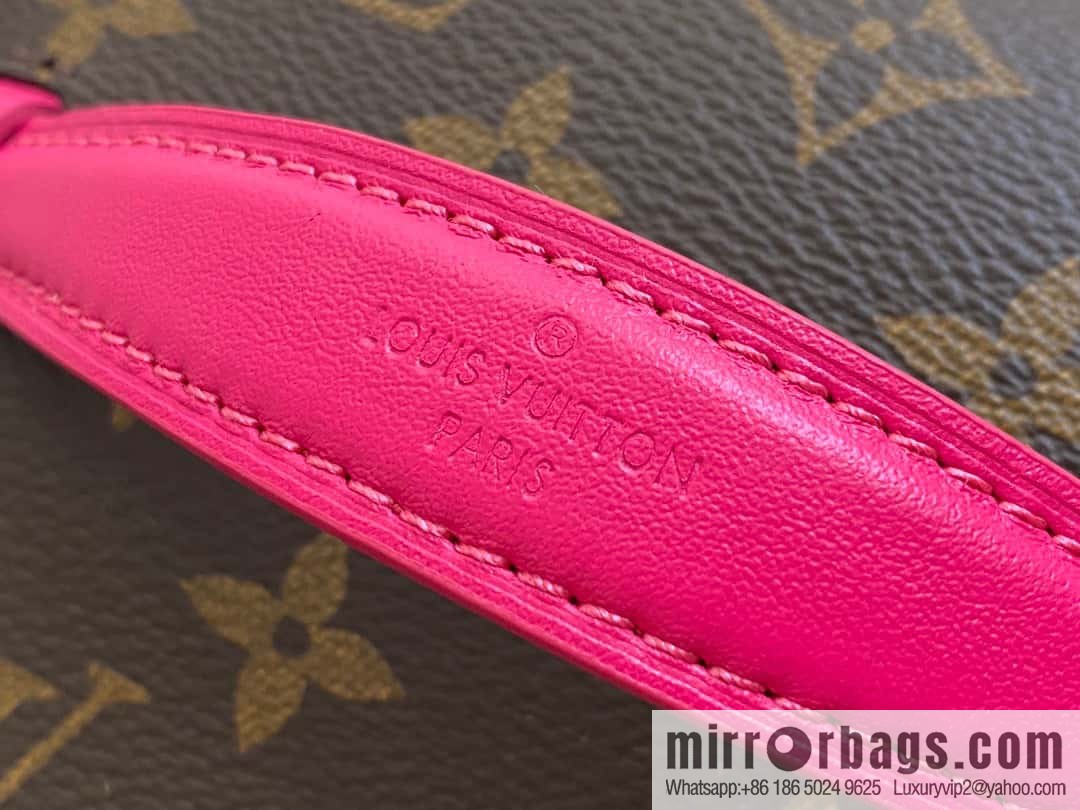 [Boutique‑grade] M46767 monogram plum red pouch series Nice mini pouch M46766