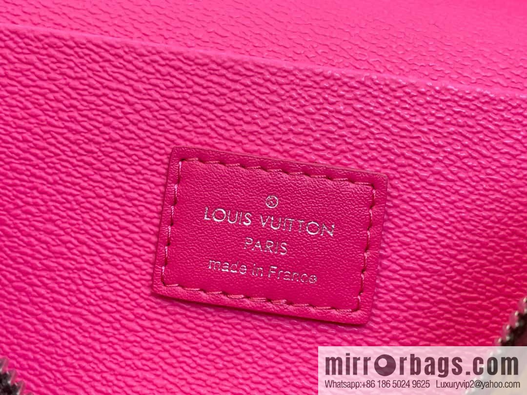 [Boutique‑grade] M46767 monogram plum red pouch series Nice mini pouch M46766