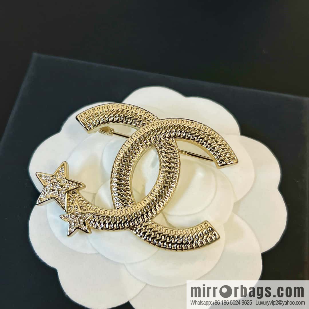 New ☑️ Chanel double c pentagram brooch