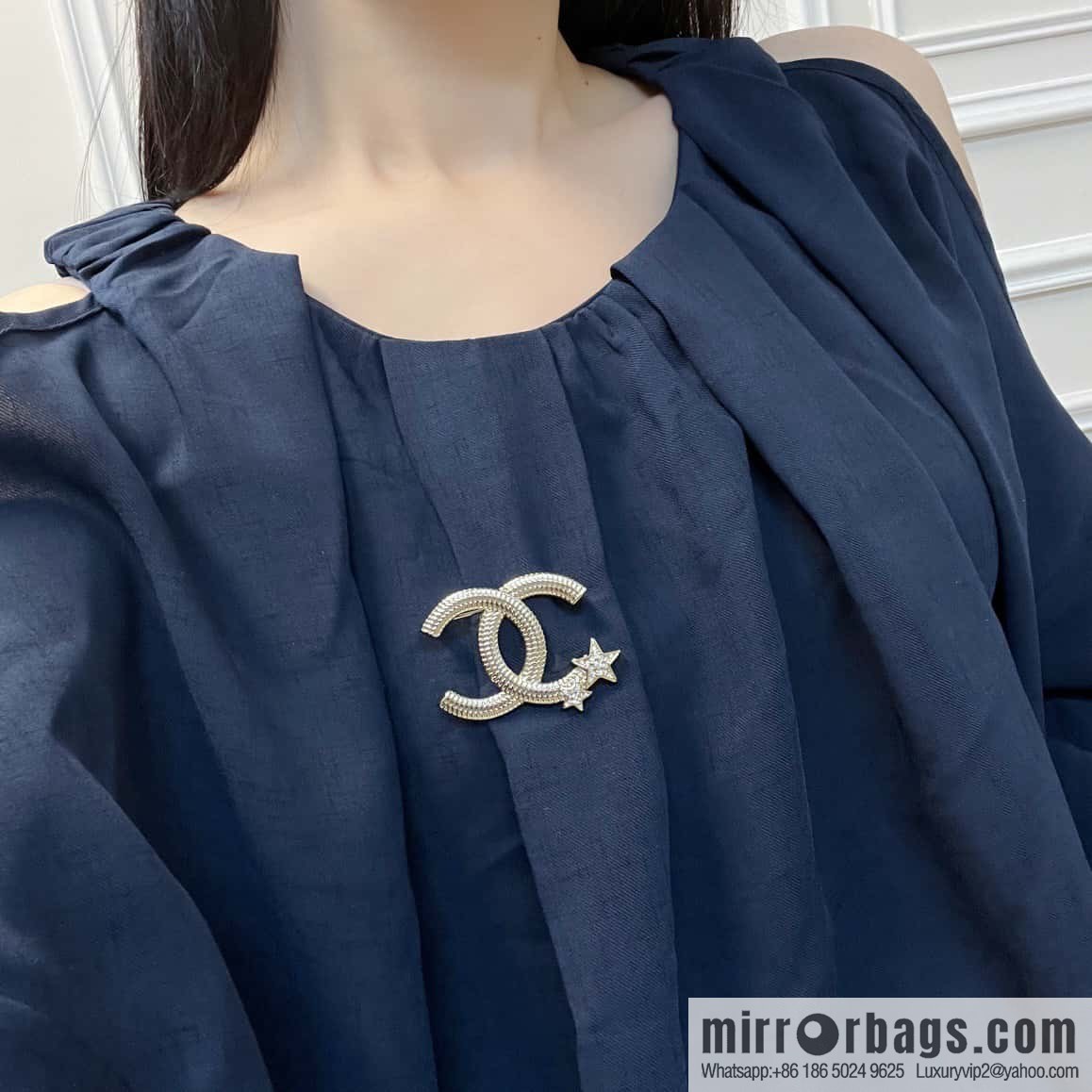 New ☑️ Chanel double c pentagram brooch