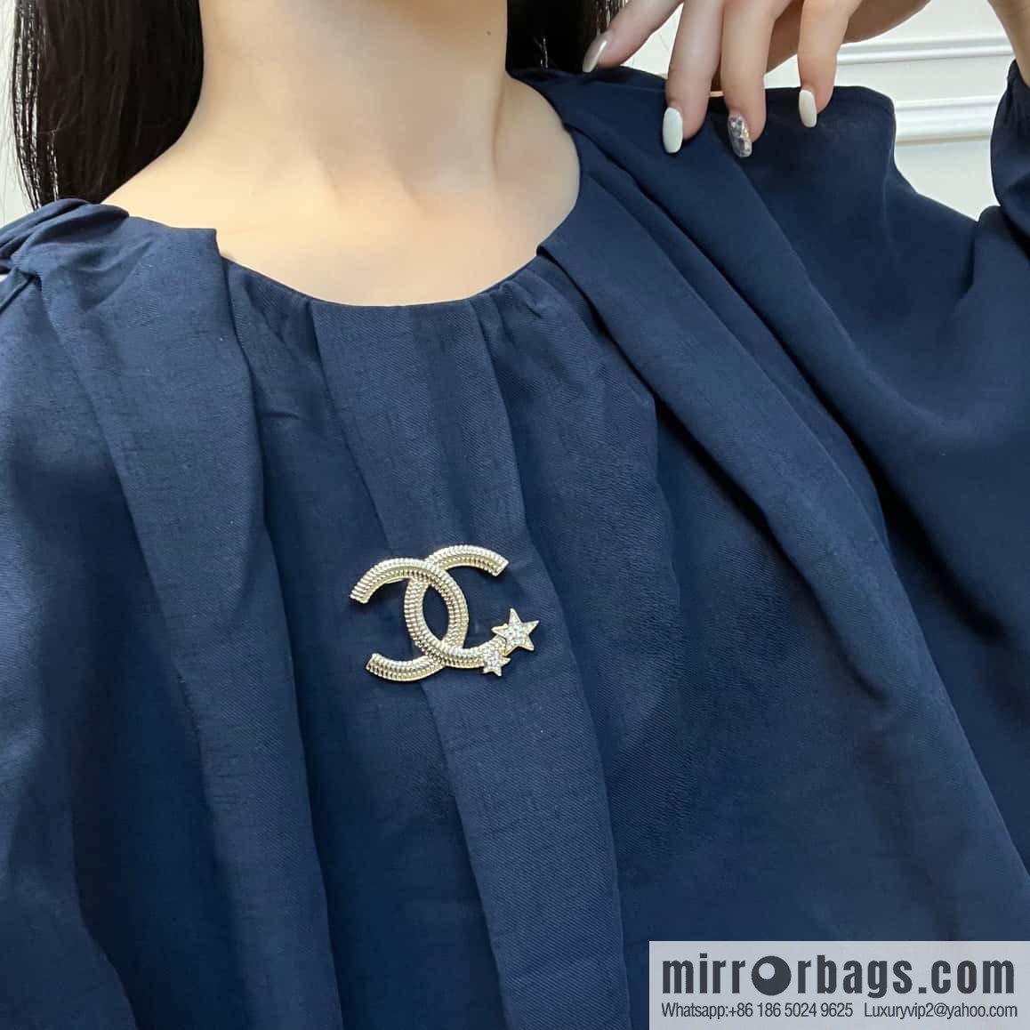New ☑️ Chanel double c pentagram brooch