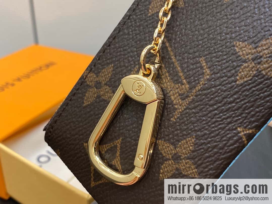 [Boutique‑grade] M82620 Christmas model, key bag wallet series, key bag 2023 Christmas M62650 82620 silk screen