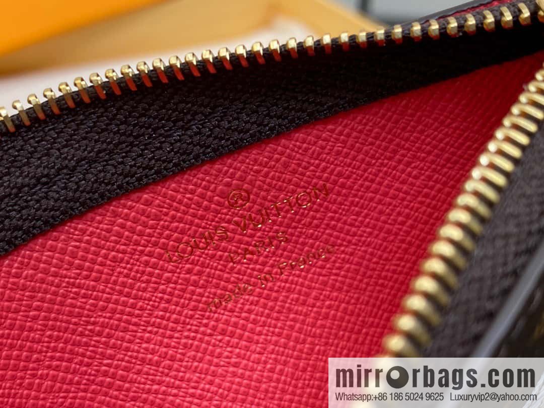 [Boutique‑grade] M82615 Christmas model, key bag wallet series, key bag 2023 Christmas M62650 82620 silk screen key bag