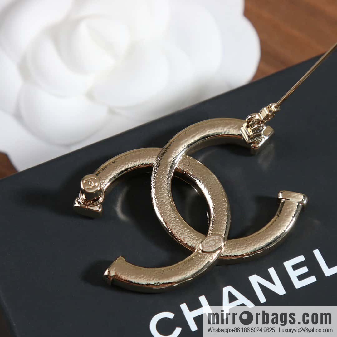 ☀️New ☑️ Chanel Double C Rhombus Brooch ☀️