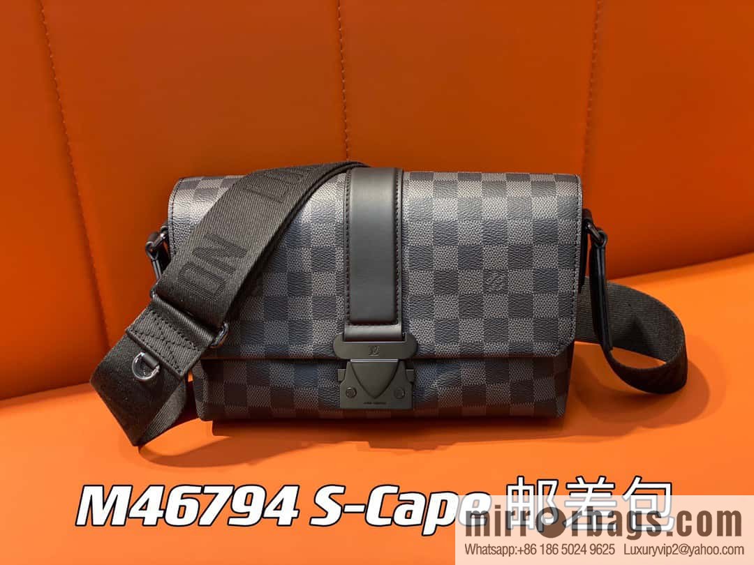 [Boutique‑grade] M46794 Haige, men's bag messenger bag series S-Cape messenger bag