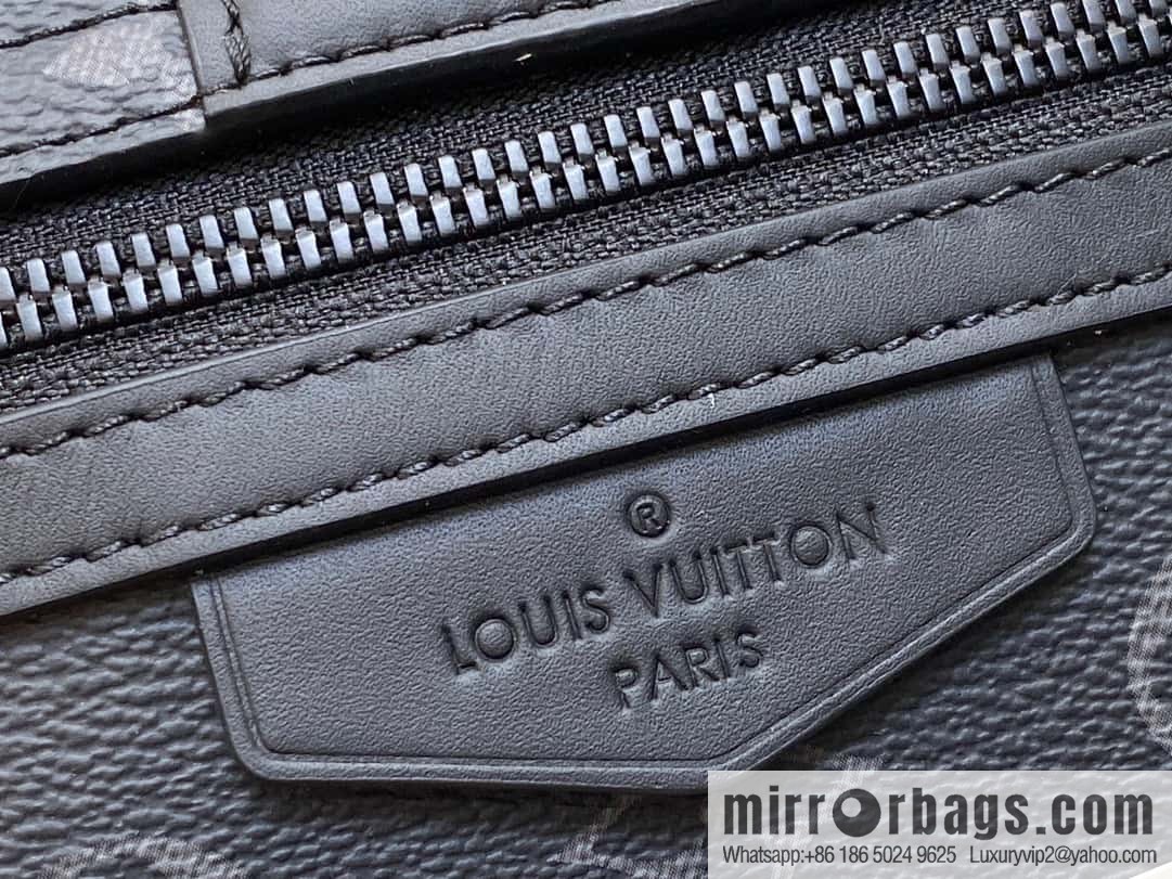 [Boutique‑grade] M46794 black flower, men's bag messenger bag series S-Cape messenger bag