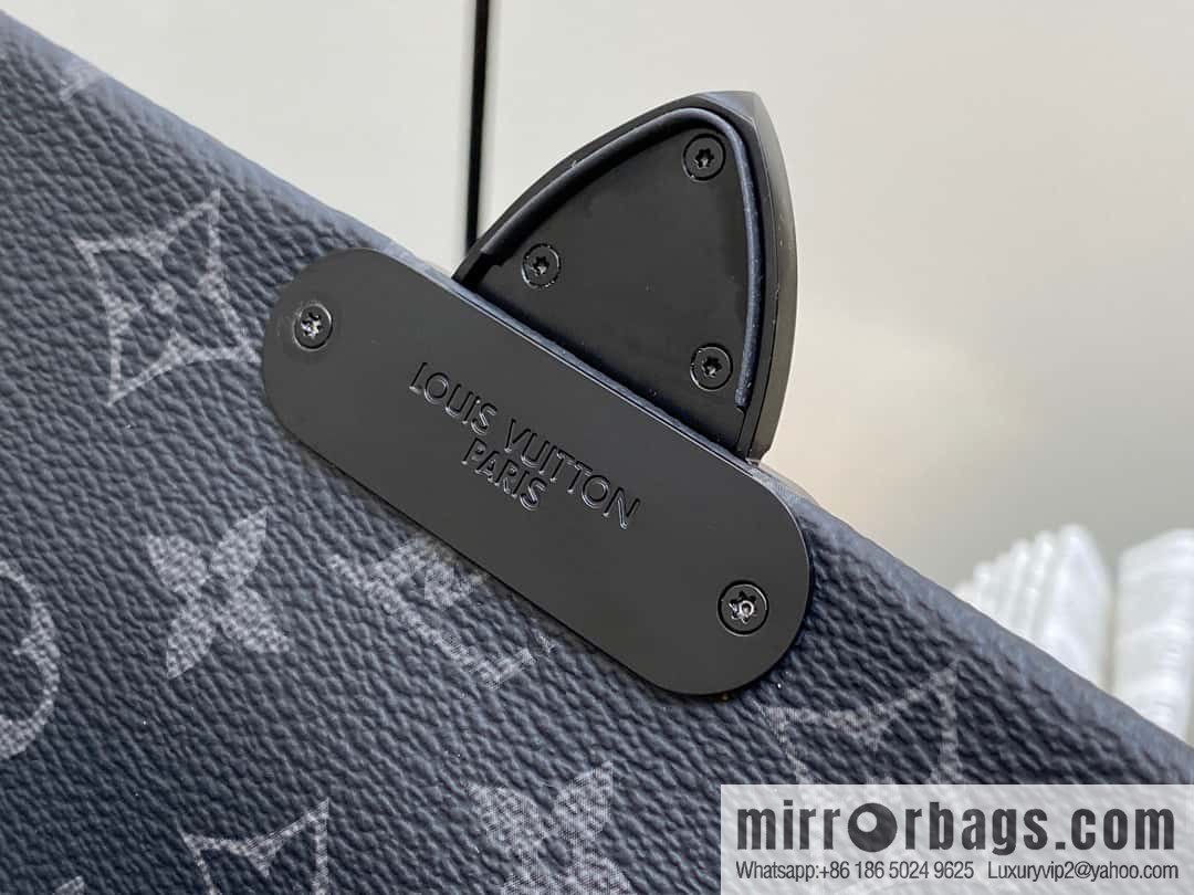 [Boutique‑grade] M46794 black flower, men's bag messenger bag series S-Cape messenger bag