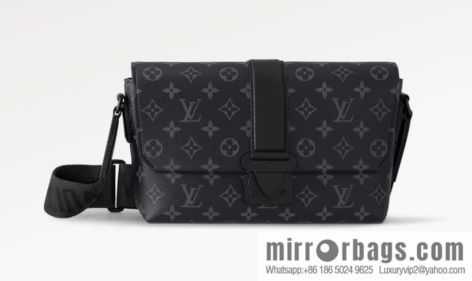 [Boutique‑grade] M46794 black flower, men's bag messenger bag series S-Cape messenger bag