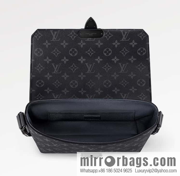 [Boutique‑grade] M46794 black flower, men's bag messenger bag series S-Cape messenger bag