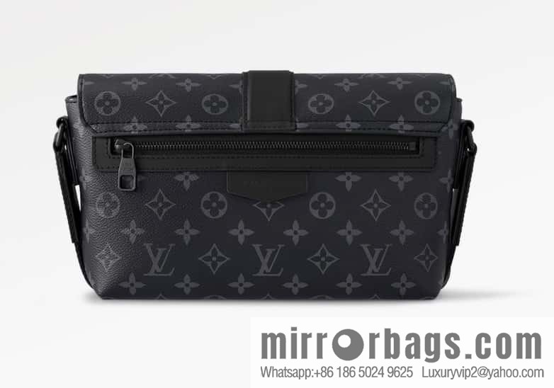 [Boutique‑grade] M46794 black flower, men's bag messenger bag series S-Cape messenger bag