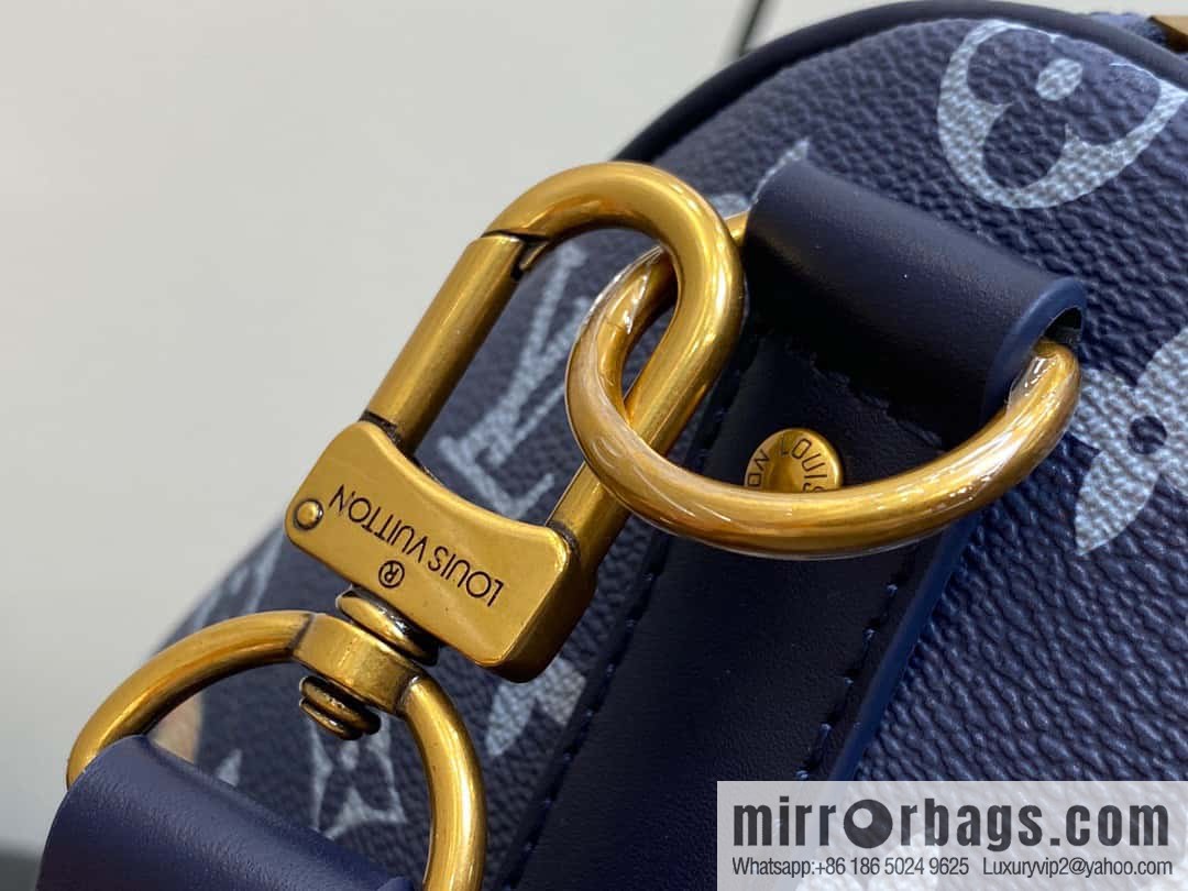 [Boutique‑grade] M23773 blue flame, men's bag pillow bag series KEEPALL 50 travel bag
