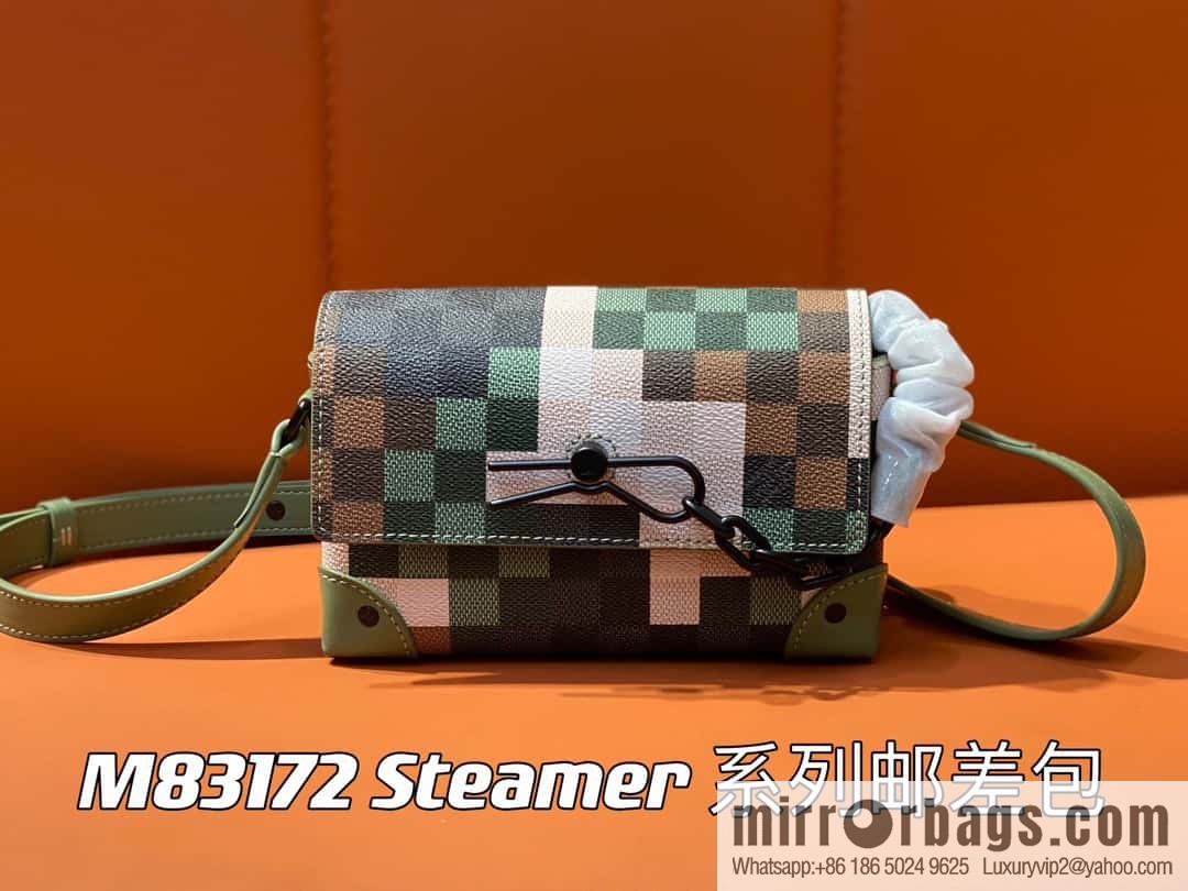 [Boutique‑grade] M83172 camouflage plaid mailman bag series, the new Steamer series mailman bag M81783 is the New Classics series