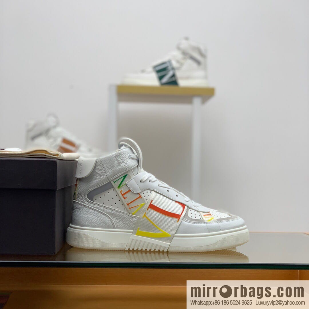 VALENTINO Valentino, six rubber effects VLTN logo straps Unisex His & Hers sneakers