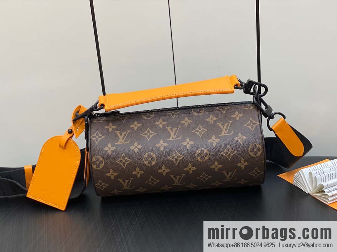 [Boutique‑grade] M46796 monogram cylinder bag men's bag series, this Soft Polochon small handbag