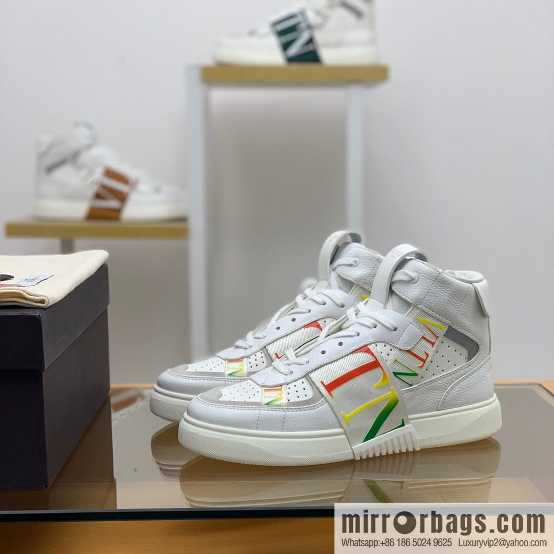 VALENTINO Valentino, six rubber effects VLTN logo straps Unisex His & Hers sneakers
