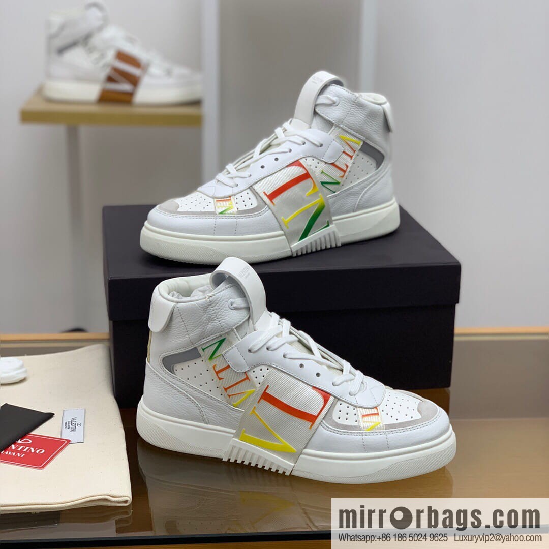 VALENTINO Valentino, six rubber effects VLTN logo straps Unisex His & Hers sneakers
