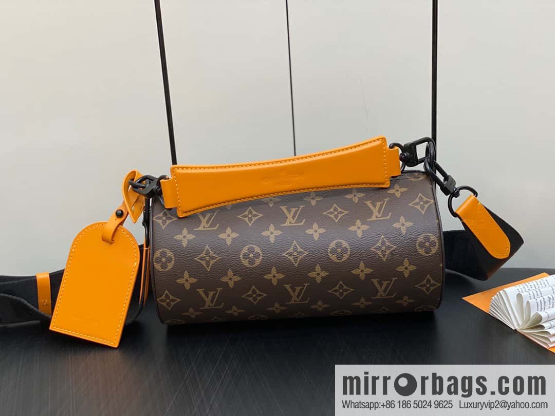 [Boutique‑grade] M46796 monogram cylinder bag men's bag series, this Soft Polochon small handbag