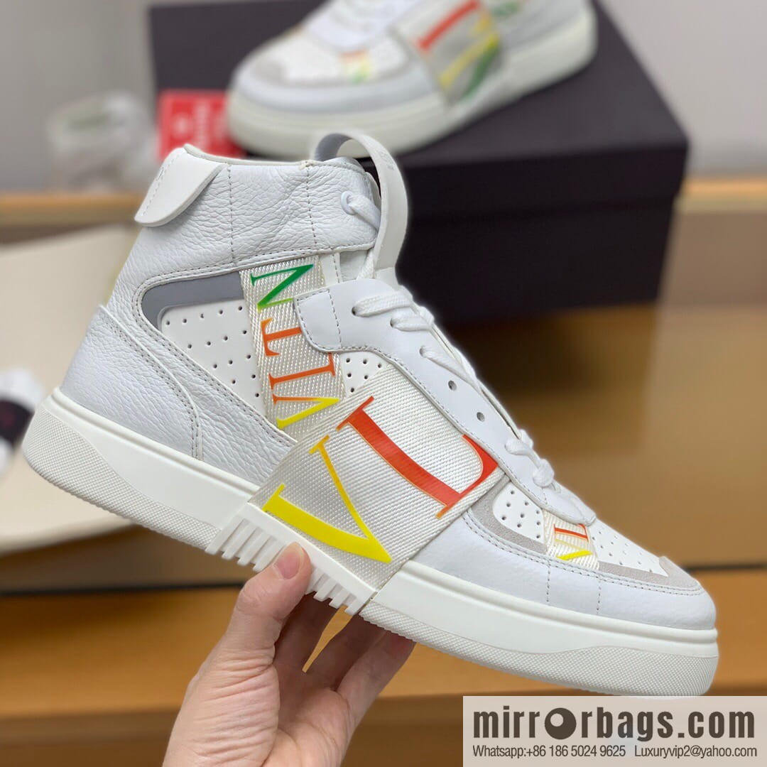 VALENTINO Valentino, six rubber effects VLTN logo straps Unisex His & Hers sneakers