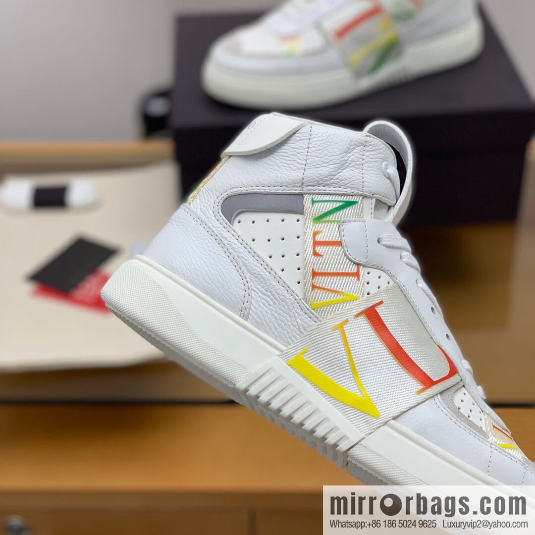 VALENTINO Valentino, six rubber effects VLTN logo straps Unisex His & Hers sneakers