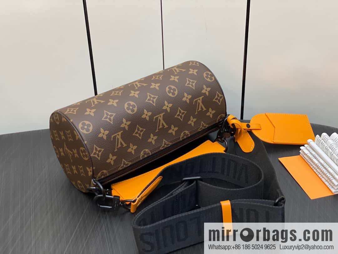 [Boutique‑grade] M46796 monogram cylinder bag men's bag series, this Soft Polochon small handbag
