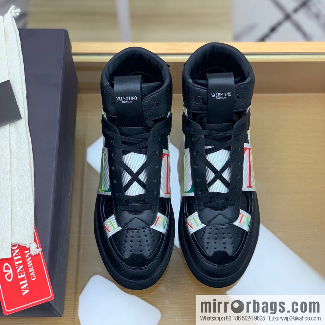 VALENTINO Valentino, six rubber effects VLTN logo straps Unisex His & Hers sneakers