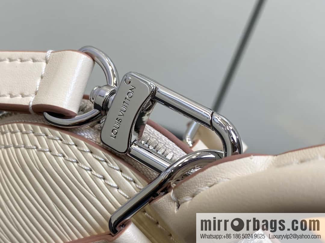 [Boutique‑grade] M81945 beige epi shell bag series NANO ALMA handbag M82411 Nano Alma handbag