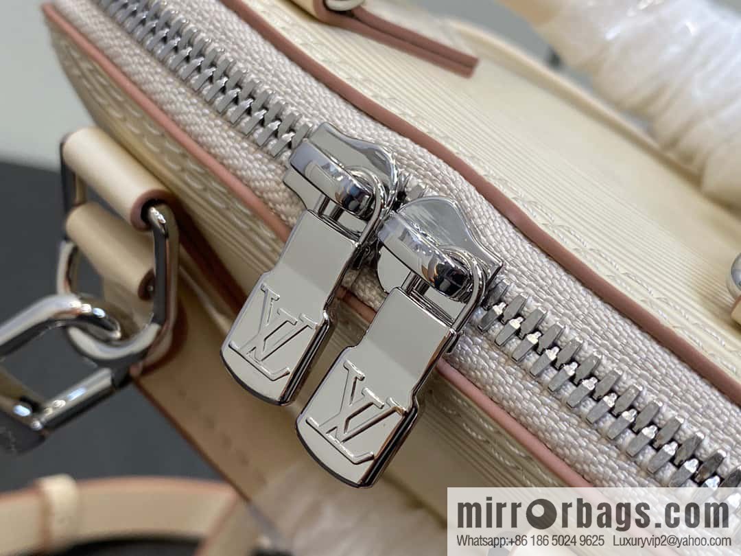 [Boutique‑grade] M81945 beige epi shell bag series NANO ALMA handbag M82411 Nano Alma handbag