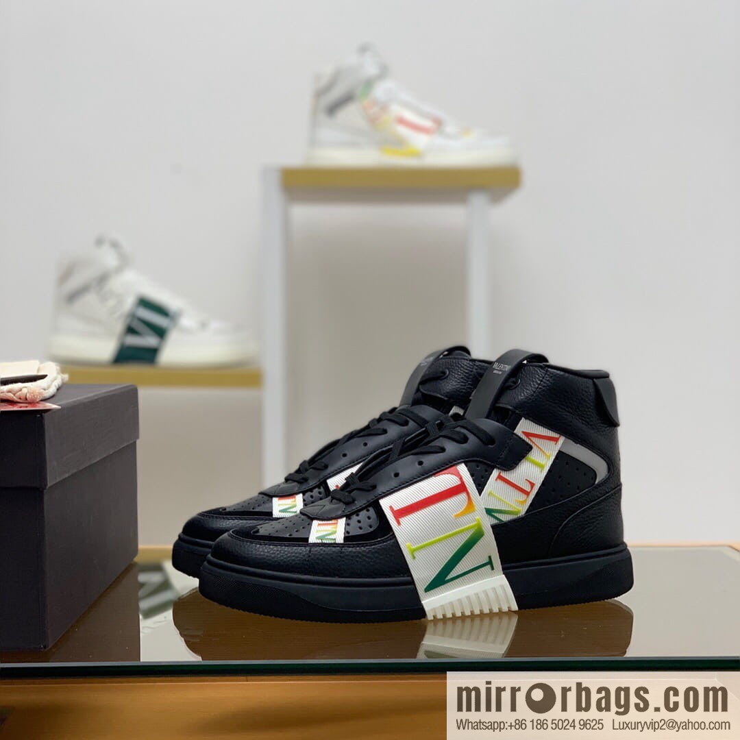 VALENTINO Valentino, six rubber effects VLTN logo straps Unisex His & Hers sneakers