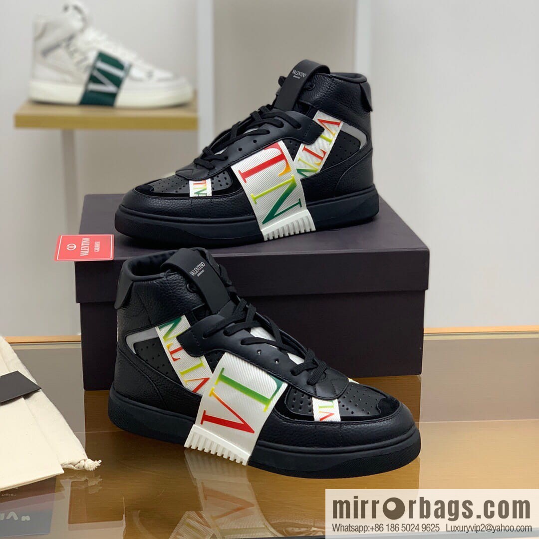 VALENTINO Valentino, six rubber effects VLTN logo straps Unisex His & Hers sneakers