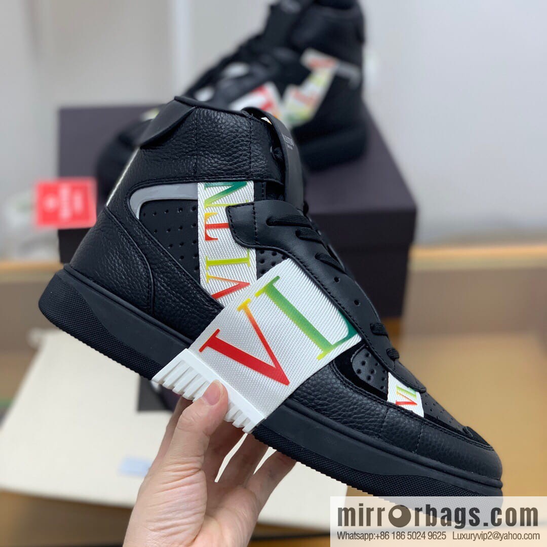 VALENTINO Valentino, six rubber effects VLTN logo straps Unisex His & Hers sneakers