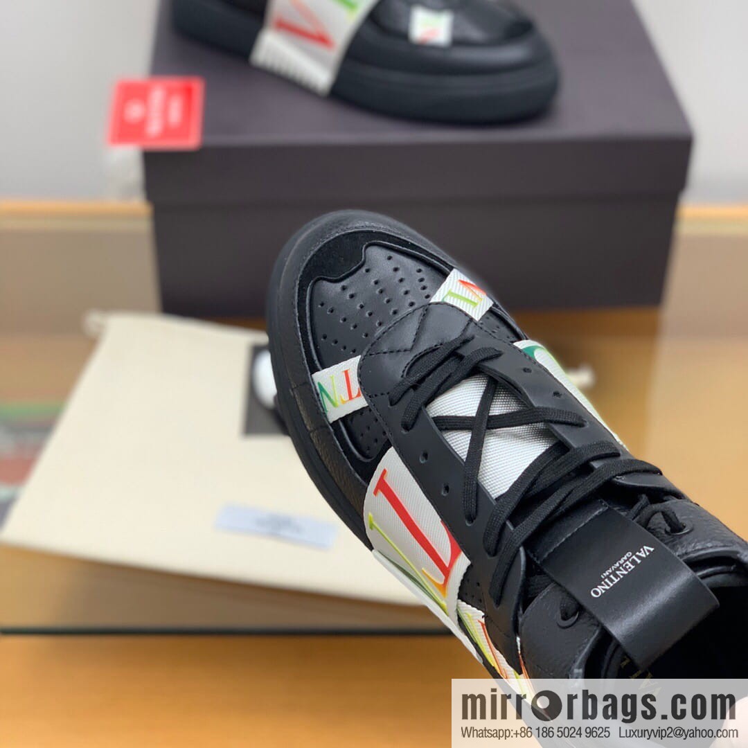 VALENTINO Valentino, six rubber effects VLTN logo straps Unisex His & Hers sneakers
