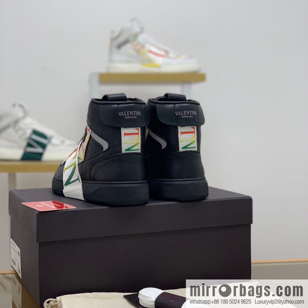 VALENTINO Valentino, six rubber effects VLTN logo straps Unisex His & Hers sneakers