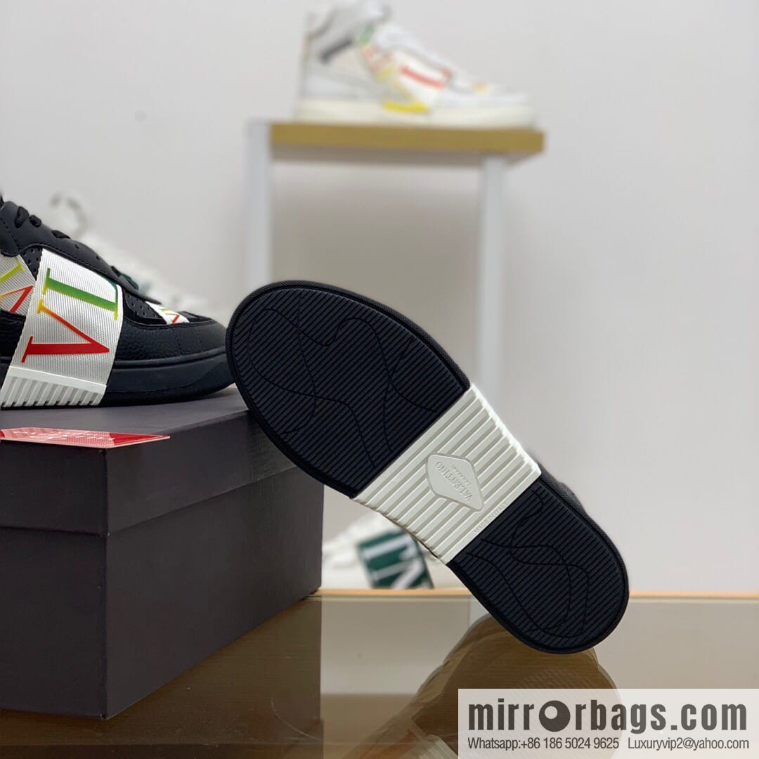 VALENTINO Valentino, six rubber effects VLTN logo straps Unisex His & Hers sneakers