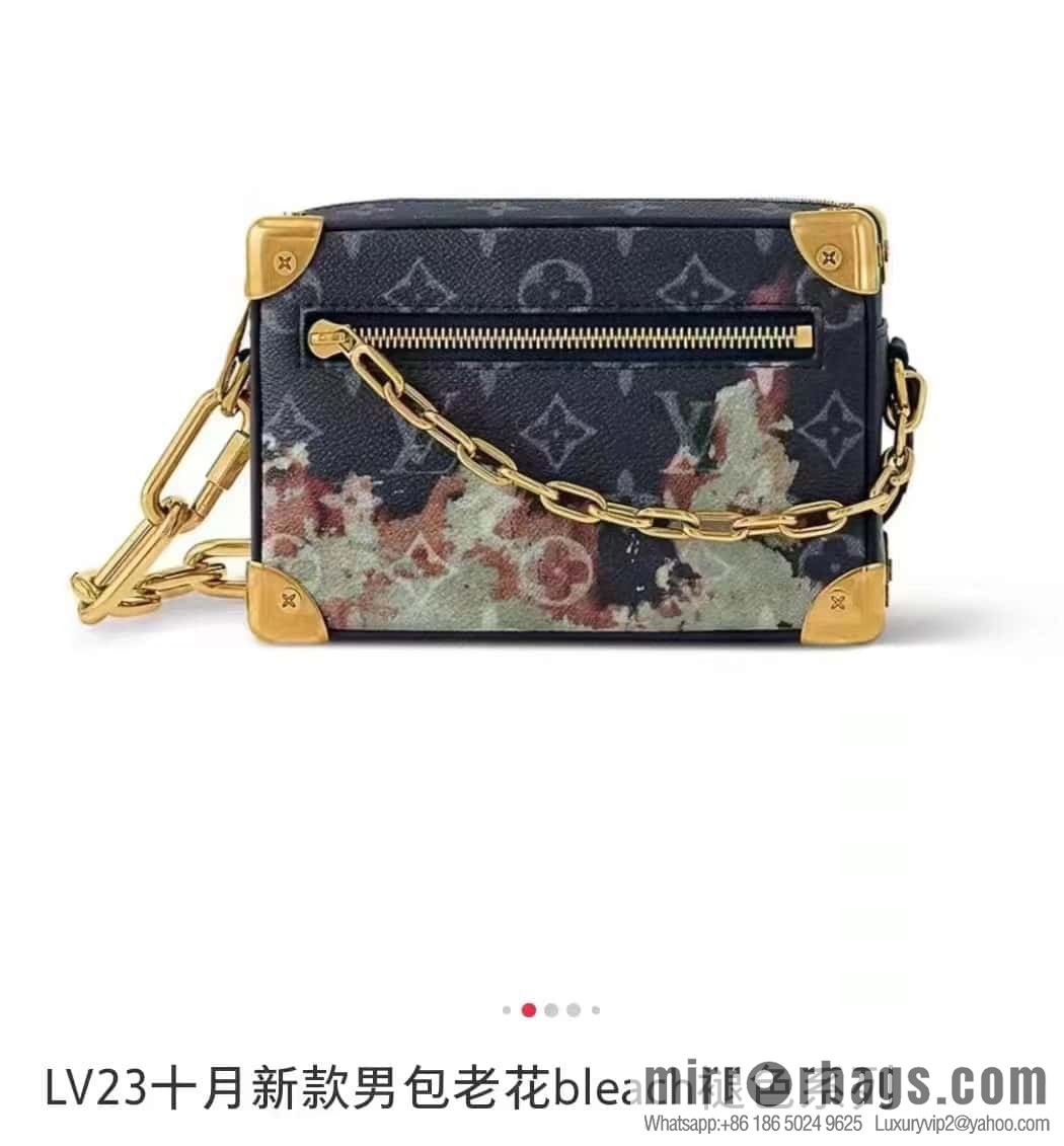 [Boutique‑grade] M23731 blue flame, box box series M44480 This Mini Soft Trunk handbag
