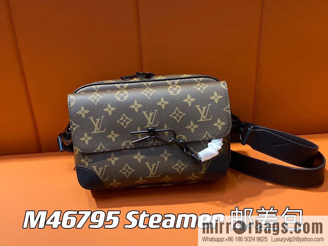 [Premium‑quality] M46795 monogram men's bag messenger bag series Steamer messenger bag