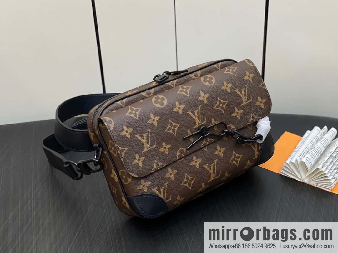 [Premium‑quality] M46795 monogram men's bag messenger bag series Steamer messenger bag