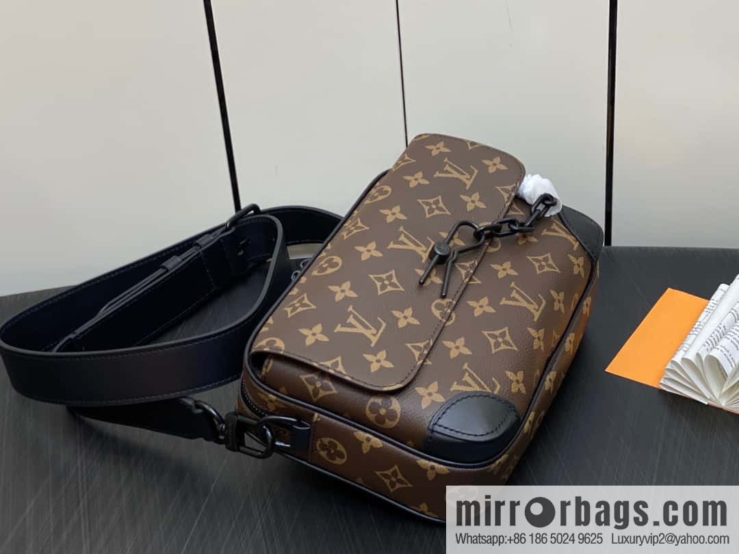 [Premium‑quality] M46795 monogram men's bag messenger bag series Steamer messenger bag