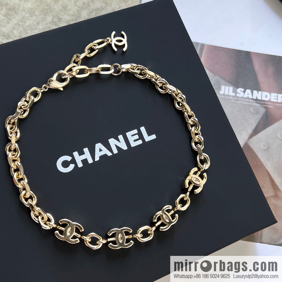 New Chanel double c bracelet necklace