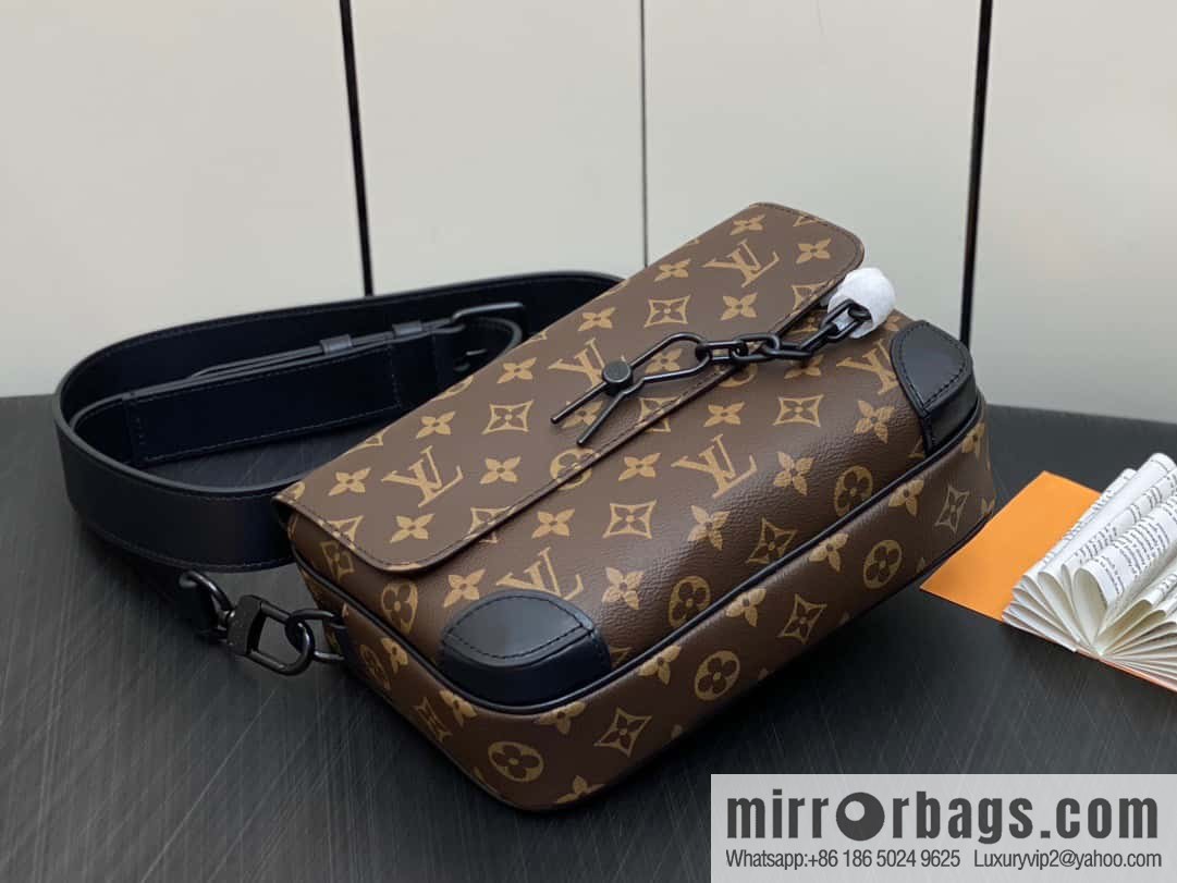 [Premium‑quality] M46795 monogram men's bag messenger bag series Steamer messenger bag