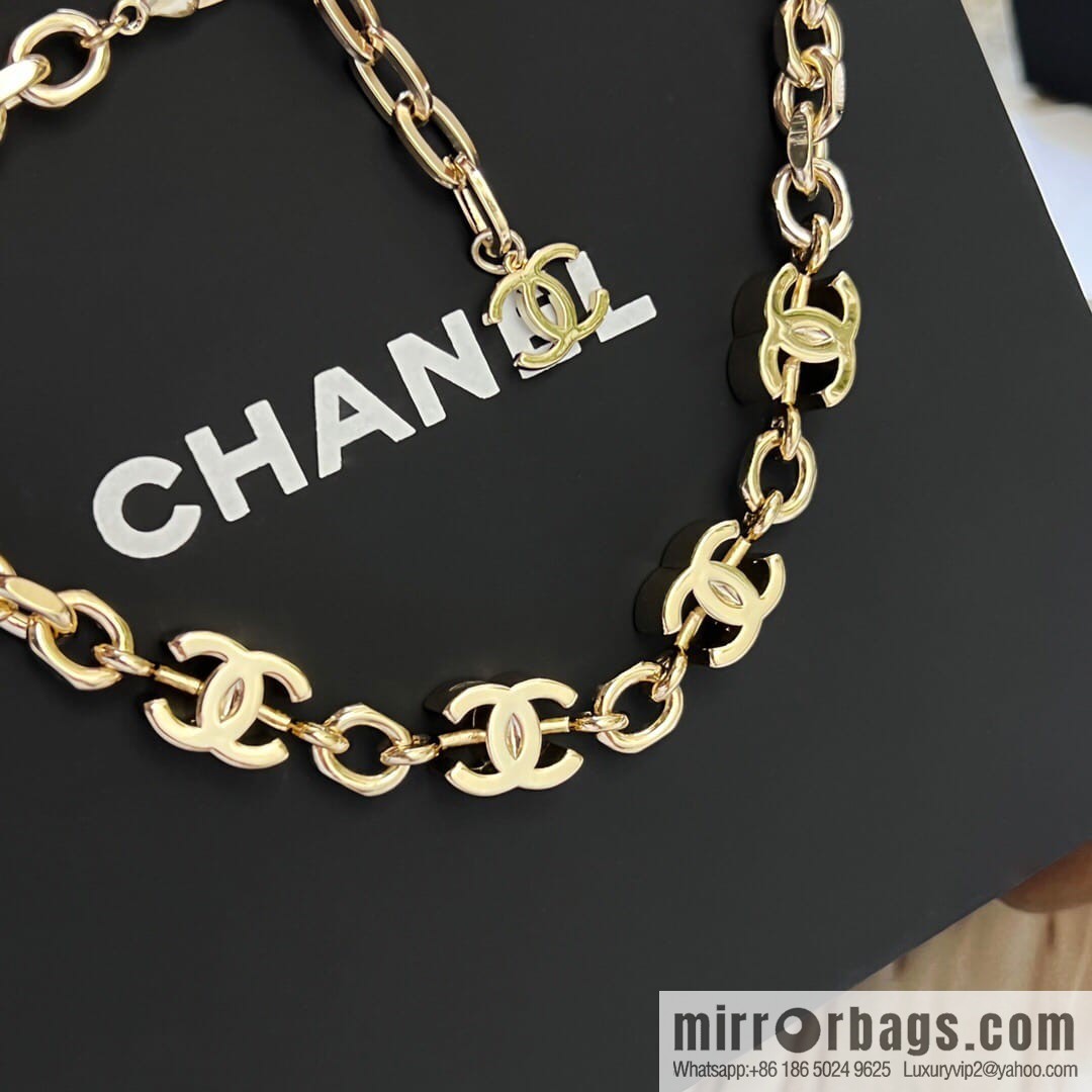 New Chanel double c bracelet necklace